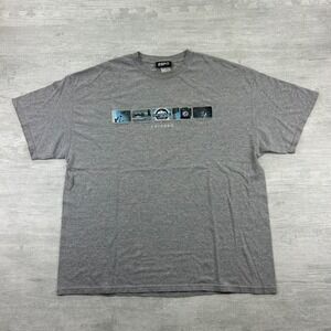 Vintage 90s ESPN Zone Shirt Size XXL Gray Chicago Sports Basketball